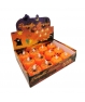 Expositor con 12 Velas con Luz Decoración Halloween Calabaza - Productos Halloween Baratos Originales