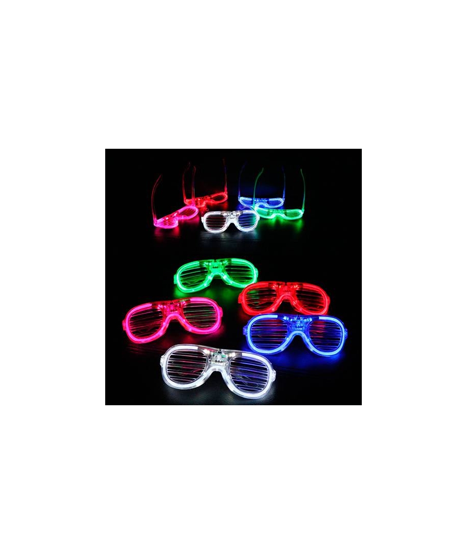 Pack de 10 gafas LED para fiesta comprar AQUÍ