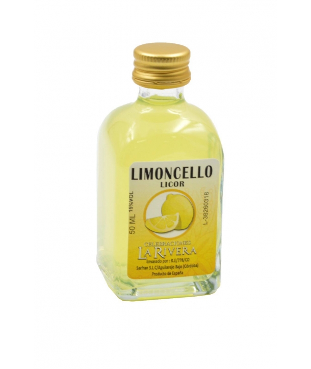 Caja de 24 licores adonis 50 ml .Limoncielo- Regalos Bodas Útiles