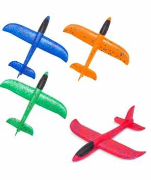 Set 4 aviones espuma eva planeadores