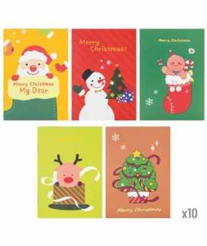 SET DE 10 LIBRETAS NAVIDEÑAS NAVIDAD