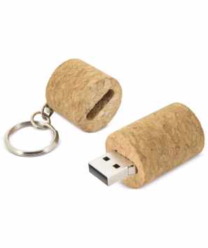 Memoria USB Tapón Botella Vino Corcho 4GB Pendrives Bodas