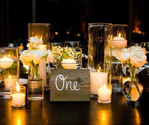 El arte de decorar eventos y bodas con velas